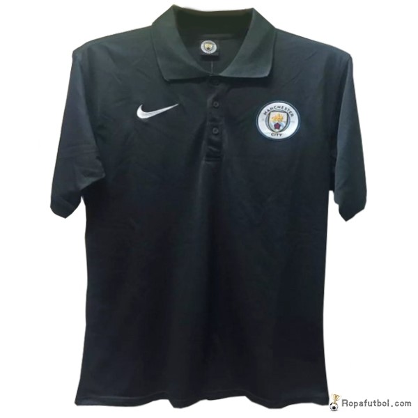 Polo Manchester City 2017/18 Negro